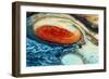 False-col Jupiter's Great Red Spot-null-Framed Photographic Print