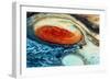 False-col Jupiter's Great Red Spot-null-Framed Photographic Print