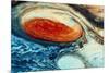 False-col Jupiter's Great Red Spot-null-Mounted Photographic Print