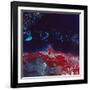 False-Color Aerial Image of Ne Australia and Great Barrier Reef, Taken from Space Shuttle-null-Framed Photographic Print