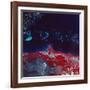 False-Color Aerial Image of Ne Australia and Great Barrier Reef, Taken from Space Shuttle-null-Framed Photographic Print