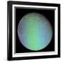 False Color View of Saturn's Moon Dione-Stocktrek Images-Framed Photographic Print