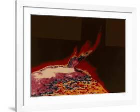 False Colour Image of a Solar Flare from Skylab, 1973-null-Framed Giclee Print