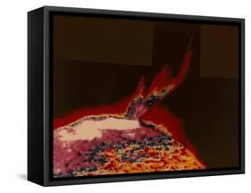 False Colour Image of a Solar Flare from Skylab, 1973-null-Framed Stretched Canvas
