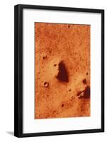 False-colour of Face on Mars-null-Framed Photographic Print