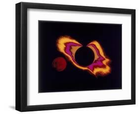 False Colour Photograph of the Sun and the Moon, C1970S-null-Framed Premium Giclee Print