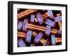 False-coloured Photograph of Nuts And Bolts-Dr. Jeremy Burgess-Framed Photographic Print