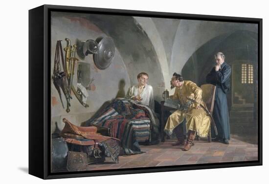 False Dmitry I in the Adam Wisniowiecki House, 1876-Nikolai Vasilyevich Nevrev-Framed Stretched Canvas