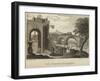 False Perspective Exemplified-William Hogarth-Framed Giclee Print