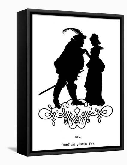 Falstaff and Mistress Ford-Paul Konewka-Framed Stretched Canvas