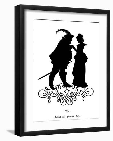 Falstaff and Mistress Ford-Paul Konewka-Framed Giclee Print