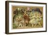 Falstaff Attacked by the Fairies-null-Framed Giclee Print