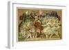 Falstaff Attacked by the Fairies-null-Framed Giclee Print