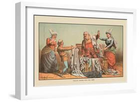 Falstaff Covered with Foul Linen-Tom Merry-Framed Art Print