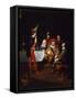 Falstaff Enacting Henry IV, C.1834-George Whiting Flagg-Framed Stretched Canvas