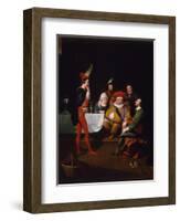 Falstaff Enacting Henry IV, C.1834-George Whiting Flagg-Framed Giclee Print