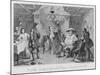 Falstaff Enacting the Part of the King-George Cruikshank-Mounted Giclee Print