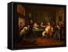 Falstaff Examining His Recruits from Henry IV by Shakespeare, 1730-William Hogarth-Framed Stretched Canvas