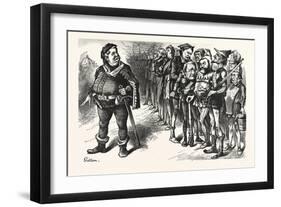Falstaff Hancock His Ragged Regiment. Falstaff. If I Be Not Ashamed My Soldiers-null-Framed Giclee Print
