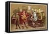 Falstaff in Shakespeare's the Merry Wives of Windsor-null-Framed Stretched Canvas