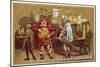 Falstaff in Shakespeare's the Merry Wives of Windsor-null-Mounted Giclee Print