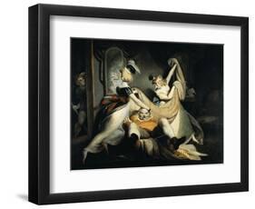 Falstaff in the Laundry Basket, 1792-Henry Fuseli-Framed Premium Giclee Print