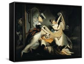 Falstaff in the Laundry Basket, 1792-Henry Fuseli-Framed Stretched Canvas