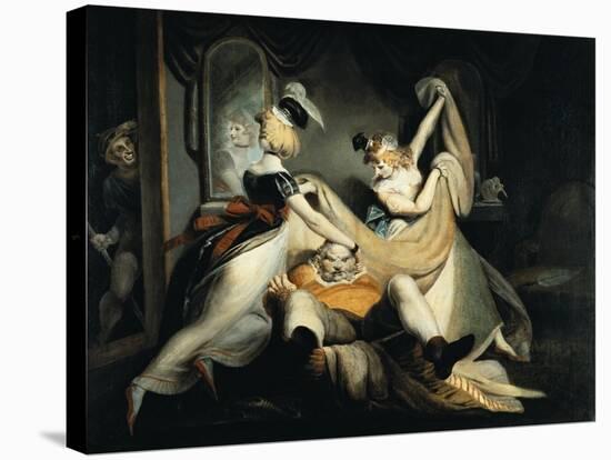 Falstaff in the Laundry Basket, 1792-Henry Fuseli-Stretched Canvas