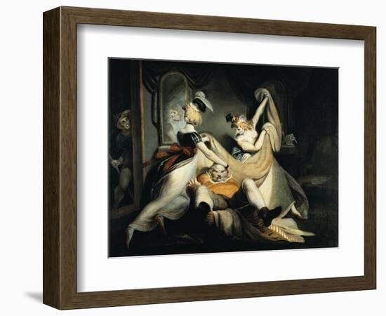 Falstaff in the Laundry Basket, 1792-Henry Fuseli-Framed Giclee Print