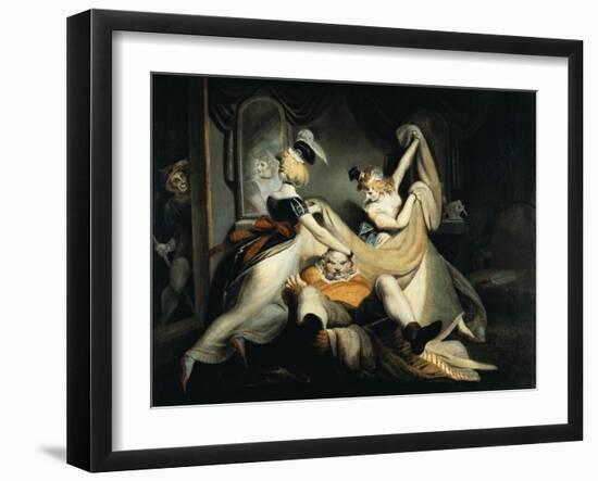 Falstaff in the Laundry Basket, 1792-Henry Fuseli-Framed Giclee Print