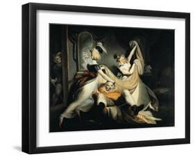 Falstaff in the Laundry Basket, 1792-Henry Fuseli-Framed Giclee Print