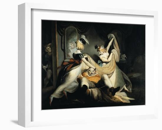 Falstaff in the Laundry Basket, 1792-Henry Fuseli-Framed Giclee Print