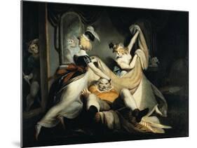 Falstaff in the Laundry Basket, 1792-Henry Fuseli-Mounted Giclee Print