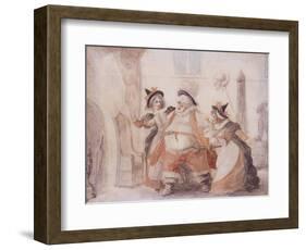 Falstaff's Escape, from the Merry Wives of Windsor, Act IV Scene 2, 1791-null-Framed Giclee Print
