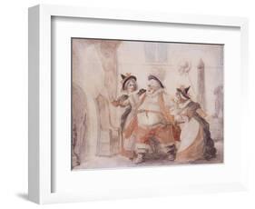 Falstaff's Escape, from the Merry Wives of Windsor, Act IV Scene 2, 1791-null-Framed Giclee Print