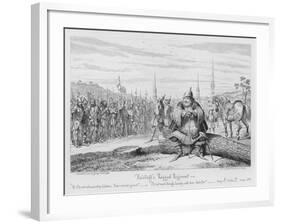 Falstaff's Ragged Regiment-George Cruikshank-Framed Giclee Print