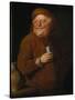 Falstaff with a Tin Cup-Eduard Grutzner-Stretched Canvas