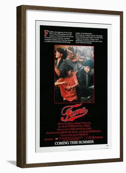 Fame, Irene Cara, Lee Curreri, 1980, © MGM/courtesy Everett Collection-null-Framed Art Print