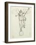 Fame, Preliminary Sketch, C.1631-Inigo Jones-Framed Giclee Print