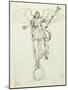 Fame, Preliminary Sketch, C.1631-Inigo Jones-Mounted Giclee Print