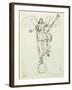 Fame, Preliminary Sketch, C.1631-Inigo Jones-Framed Giclee Print