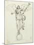 Fame, Preliminary Sketch, C.1631-Inigo Jones-Mounted Giclee Print