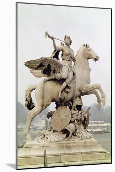 Fame Riding Pegasus ("Le Cheval De Marly") 1699-1702-Antoine Coysevox-Mounted Giclee Print