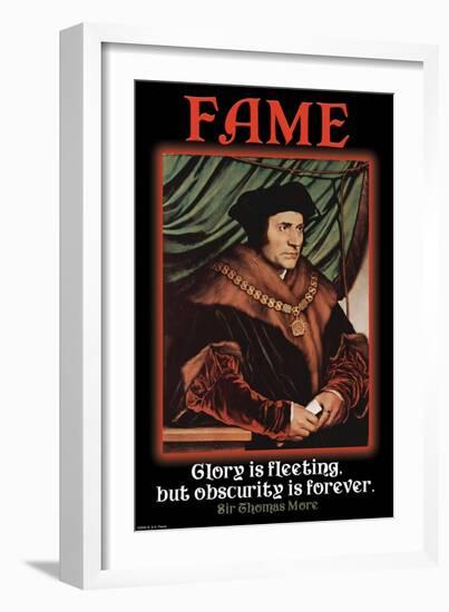 Fame-null-Framed Art Print