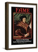 Fame-null-Framed Art Print