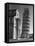 Famed Leaning Tower of Pisa Standing Next to the Baptistry of the Cathedral-Margaret Bourke-White-Framed Stretched Canvas