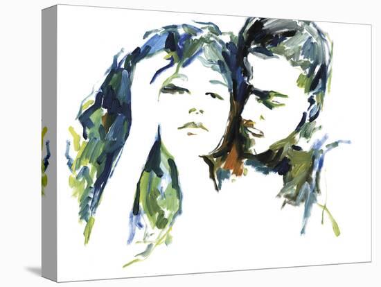 Familiar Faces - Love-Akiko Takahashi-Stretched Canvas