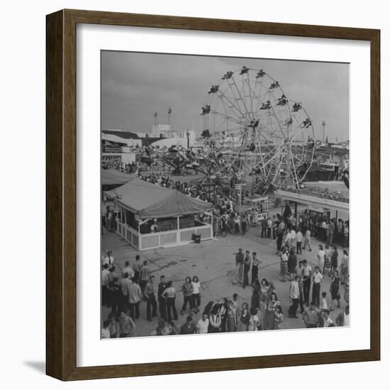 Families Enjoying the Texas State Fair-Cornell Capa-Framed Premium Photographic Print