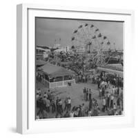 Families Enjoying the Texas State Fair-Cornell Capa-Framed Premium Photographic Print