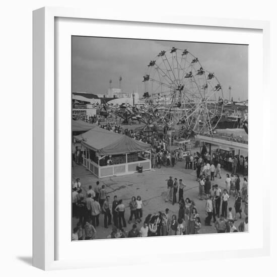 Families Enjoying the Texas State Fair-Cornell Capa-Framed Premium Photographic Print